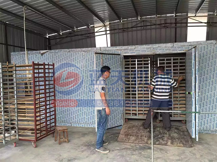 河北佛香烘干機用戶現場