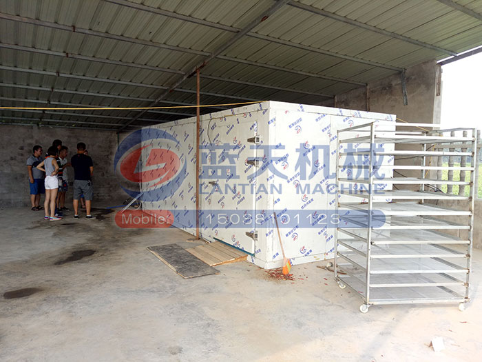 河南辣椒烘干機用戶現場