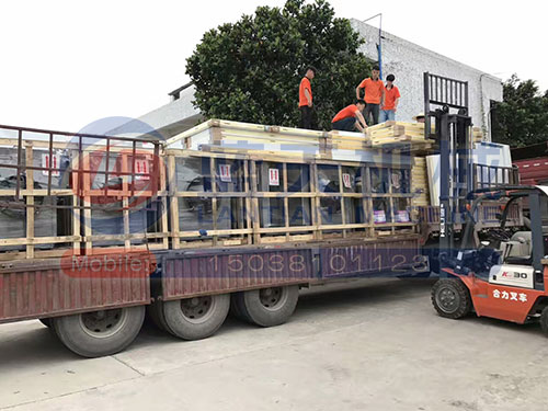 云南水果烘干機發貨現場