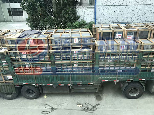 江蘇熱泵烘干機發貨現場