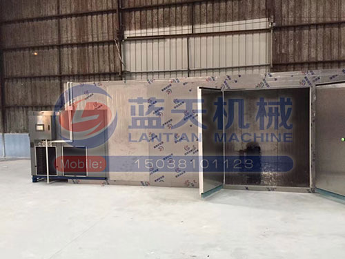 云南空氣能熱泵烘干機安裝現場