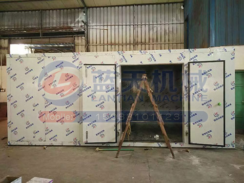 浙江食用菌烘干機安裝現場